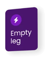 Empty leg badge